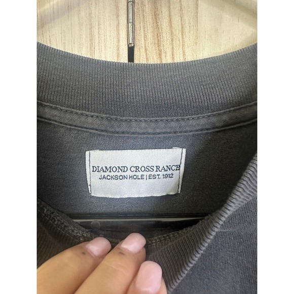 Jackson Hole Diamond Cross Ranch T Shirt Cowboy Graphic Tee - Picture 5 of 8